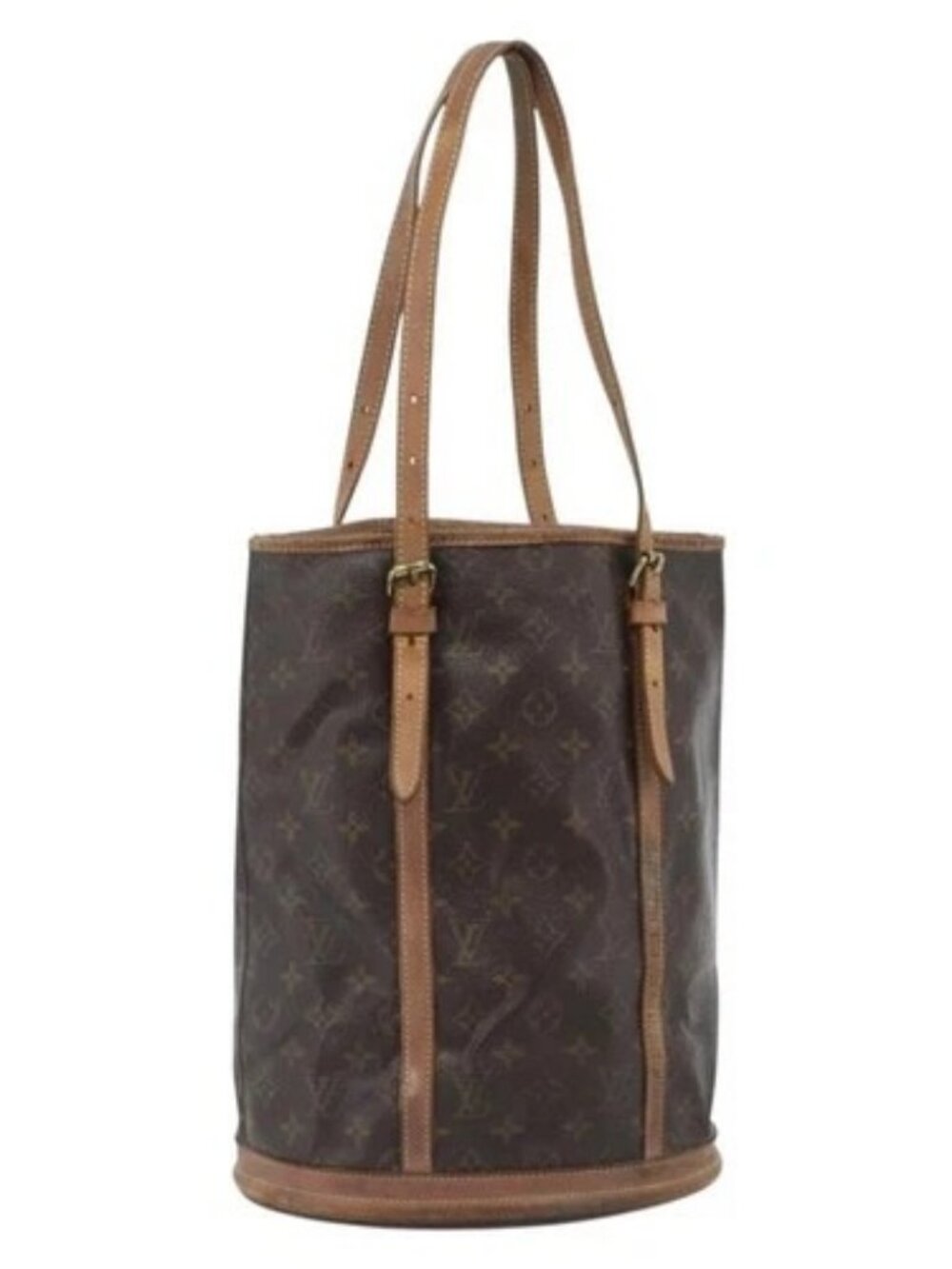 LOUIS VUITTON Monogram Bucket GM Shoulder Bag M42236 LV Auth 184217
